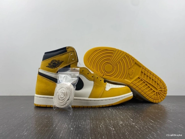 Yellow Jordan High 1 OG Ochre Air DZ5485-701 0814